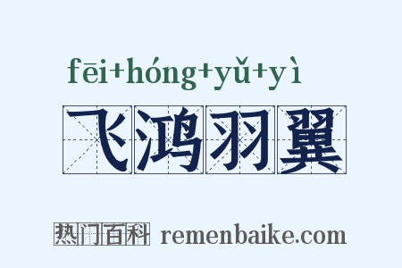 飞鸿羽翼是什么意思的图片